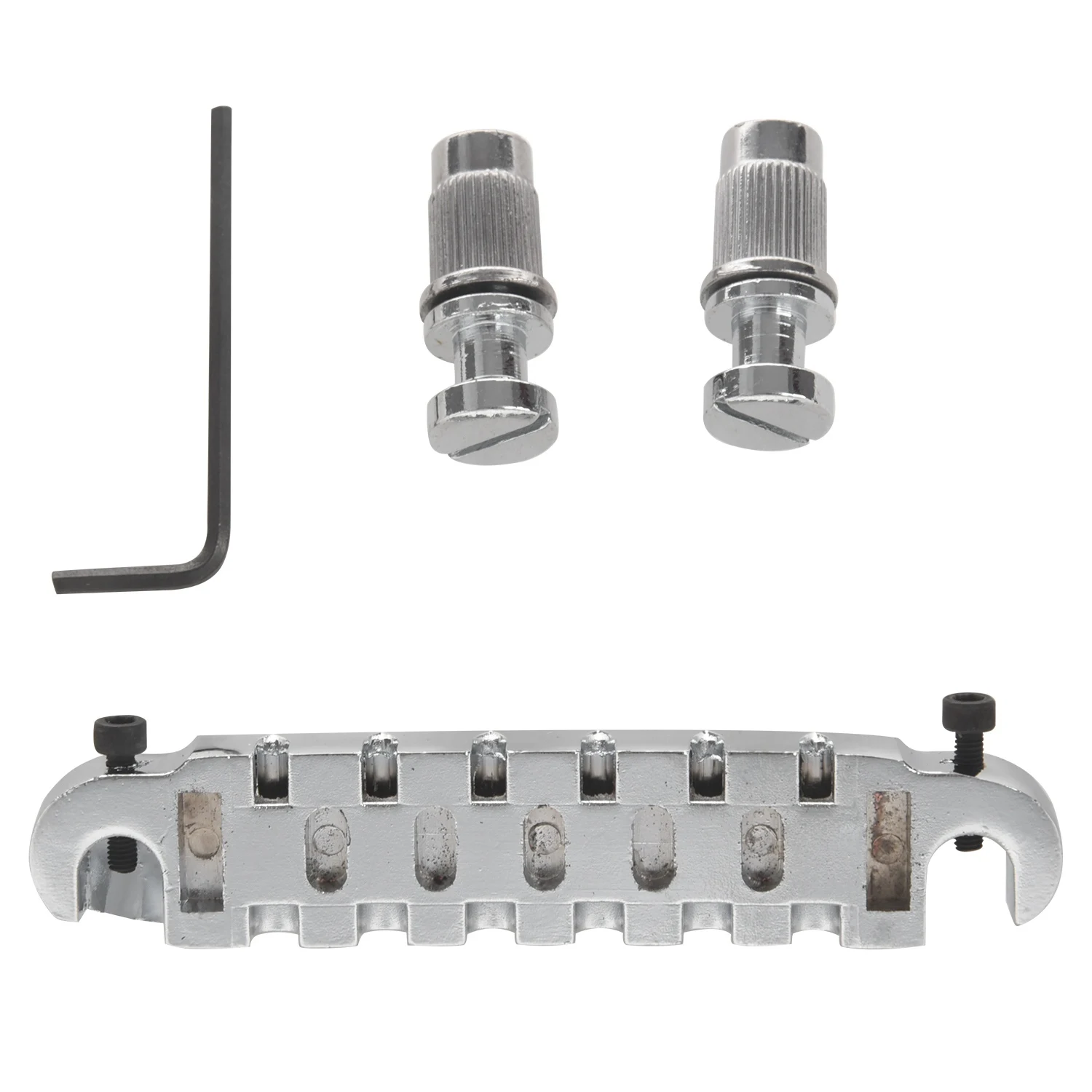 Epi Lp Chitarra Elettrica Ponte Integrato Pull String Lp No String Code Bridge Bridge Code Bridge Silver