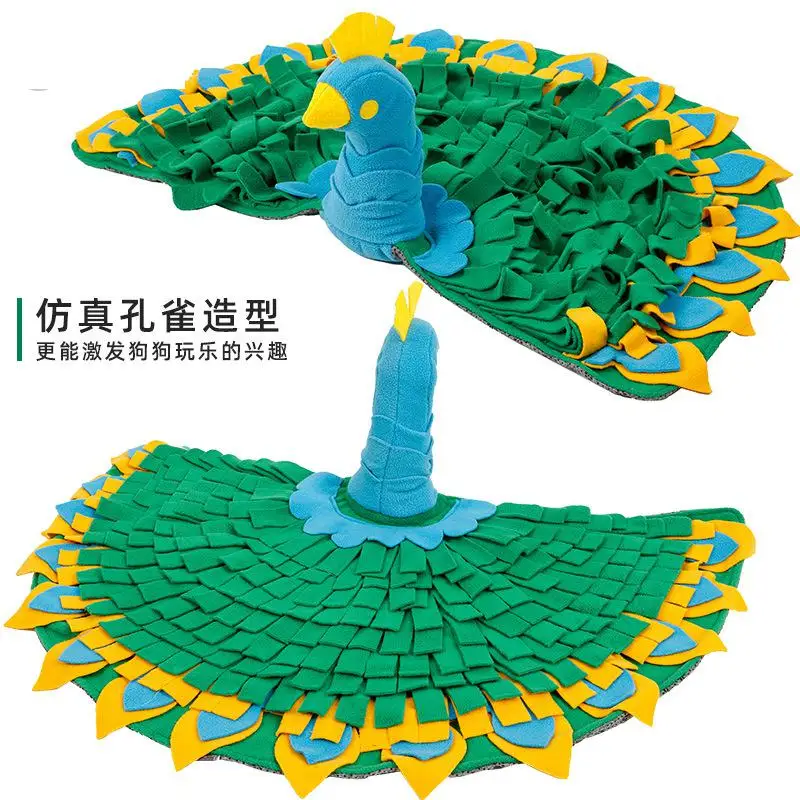 

Pet Sniffing Pad Foraging Slow Food Training Blanket Puzzle Decompression Out Dog Toys