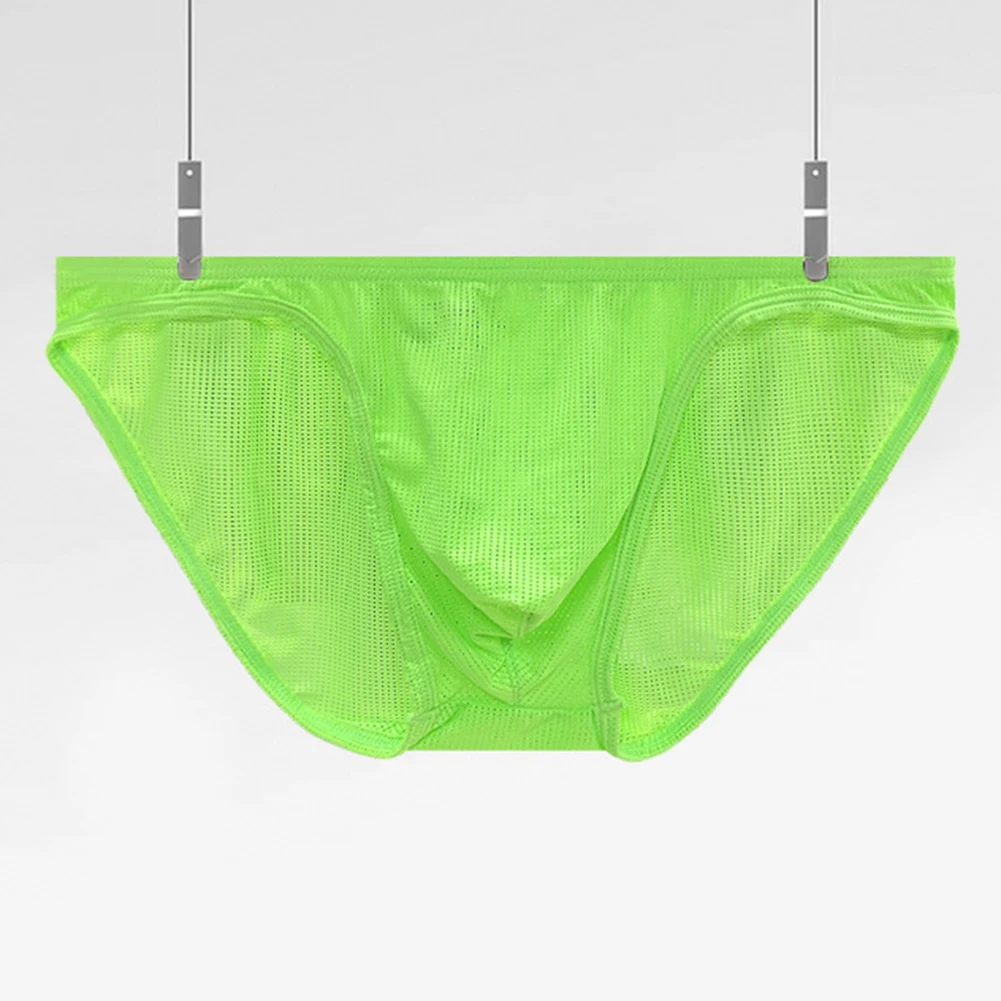 

1pc Sexy Men's Underwear Shorts Low Waist Panties U-convex Pouch Briefs Breathable Man Underpants Lingerie