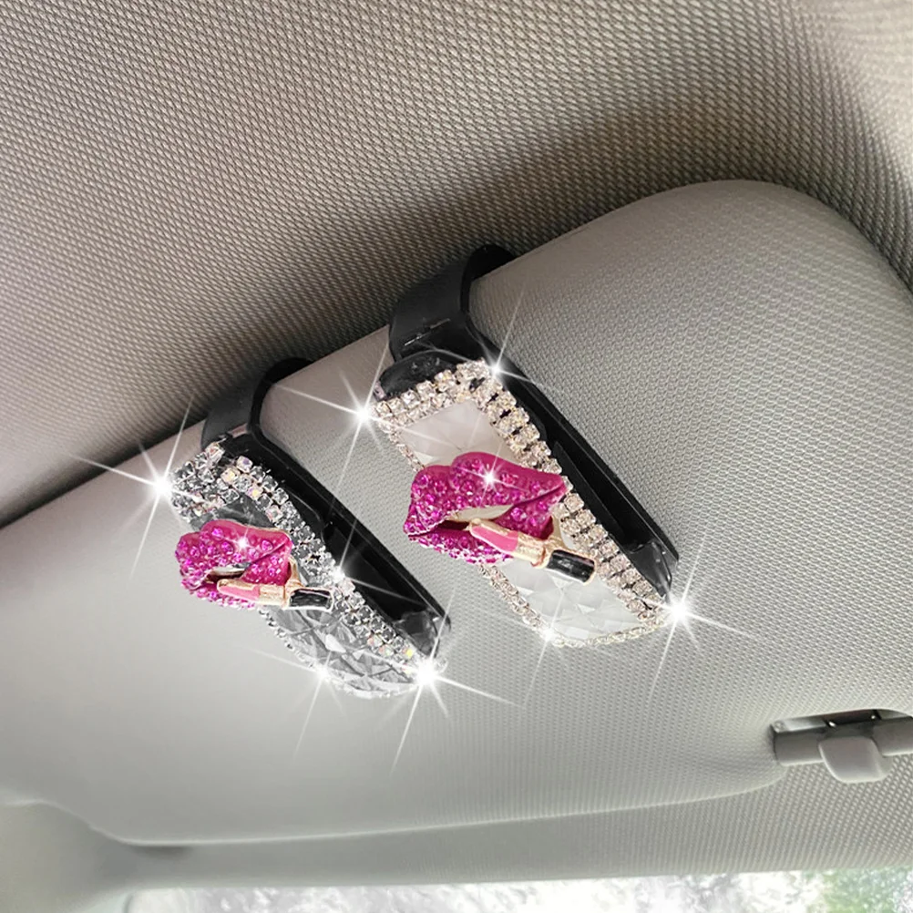 

Cars Universal Glasses Holder for Accessories Women Frame Sunglasses Visor Girls Clip Clips