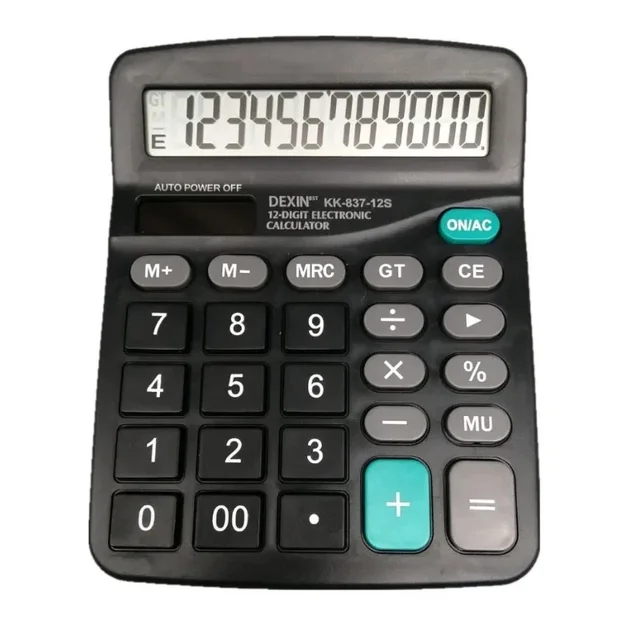 Calculatrice solaire et batterie à 12 chiffres, double puissance, grand écran LCD pour la maison, le bureau, l'école, les outils de comptabilité financière 4 Calculatrice solaire et batterie à 12 chiffres, double puissance, grand écran LCD pour la maison, le bureau, l'école, les outils de comptabilité financière 4