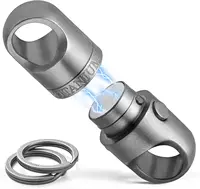 Titanium Magnetic Key Holder, Quick Release Keychain, Detachable Magnetic Keychain, Safely Lock System-360 ° Rotatable 1