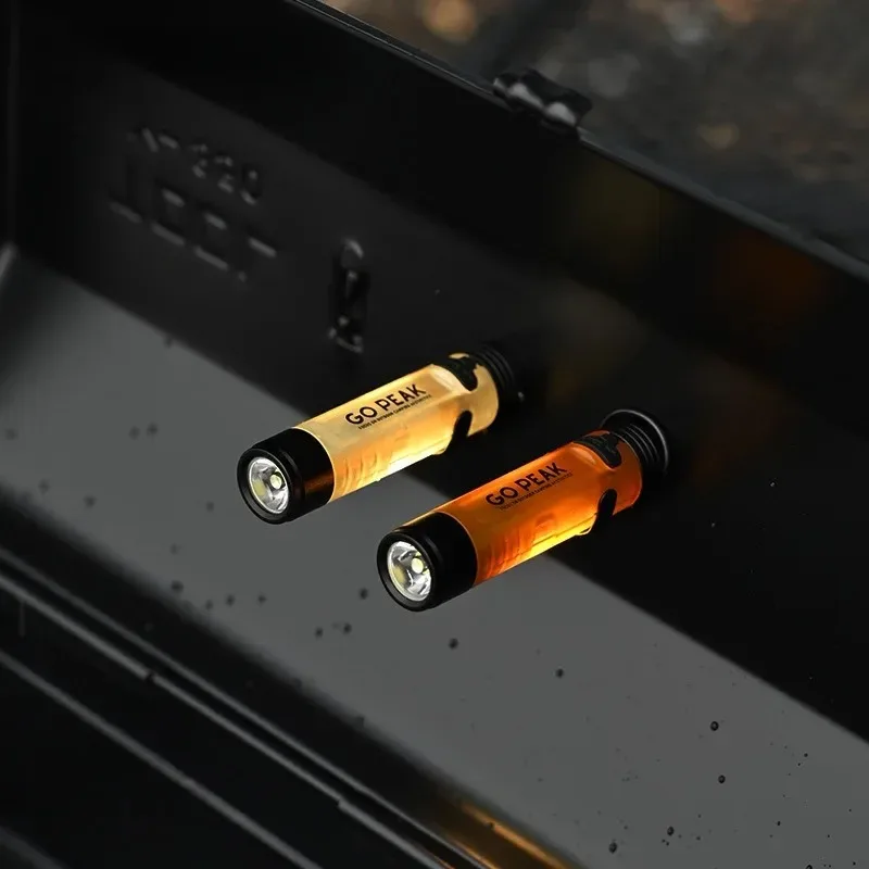 Keychain Mini LED Flashlight- 5-Hour Runtime Pocket Light for Outdoor Emergency & Disaster Kits, IPX4 Waterproof Key Clip Design