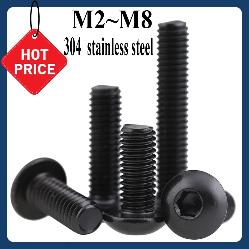 Stainless Steel Button Head Screws, Size: M2 - M30 At Rs 0.36/piece In - Foto 2