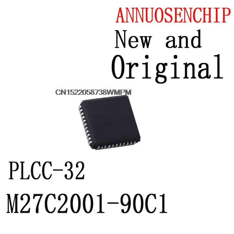 

Free shipping 10PCS New and Original M27C2001 PLCC-32 IC In stock! M27C2001-90C1