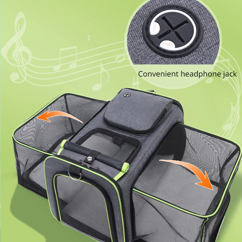 Breathable and Foldable Cat Backpack for Outdoor Travel Portable Pet Carrier with Large Capacity | pet carrier backpack