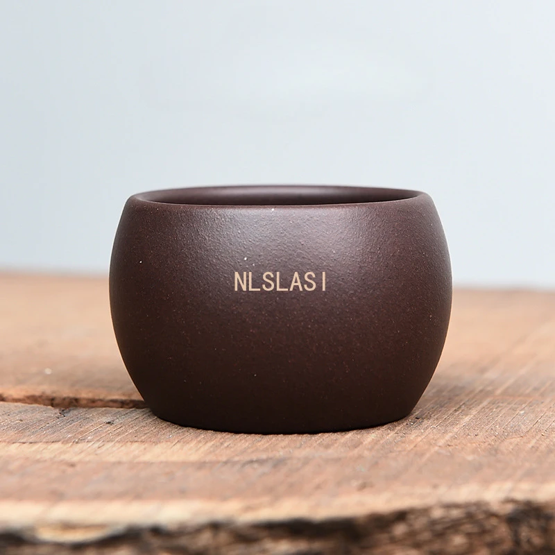 2 pcs/set of Yixing Yixing Yixing purple clay tea cups handmade tea bowls master cups tea set accessories 65ml