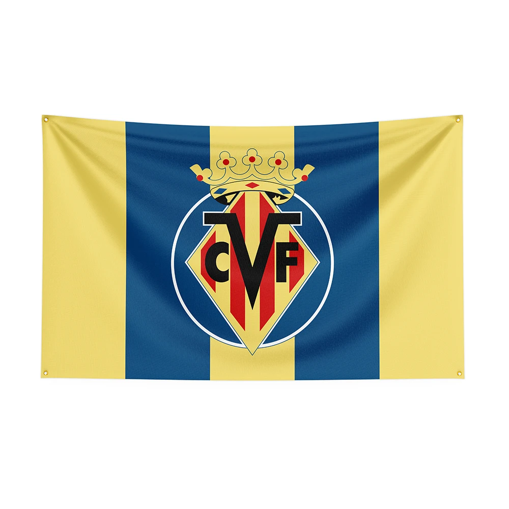 

3x5Ft Vlllarreals Flag Polyester Prlnted Banner For Decor ft flag banner