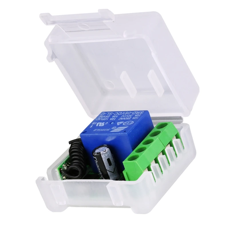 무선 RF 원격 송신기 제어 스위치 DC12V 릴레이 수신기 모듈 433Mhz 896C