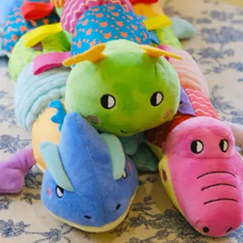 Chewy Dog Toys Interactive Play Pet Toy Dog Toys Animals Chew Toy Crocodile Caterpillar Lizard Soft Squeaky Puppy Toys For Small 5