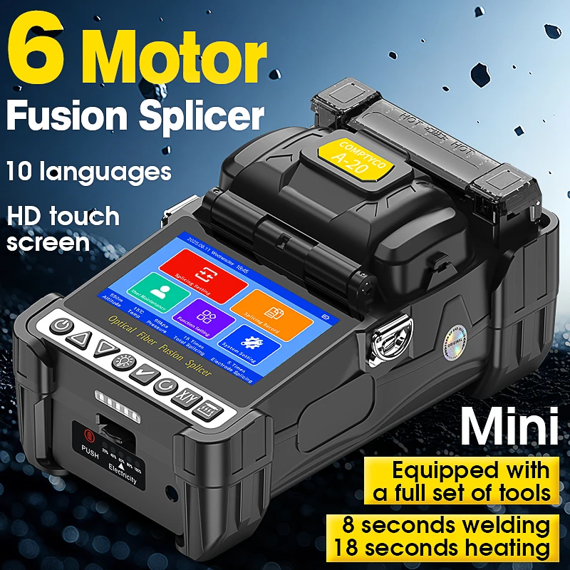 COMPTYCO A-20/L-80C/L-70C 광섬유 융착접속기 6모터 터치스크린..