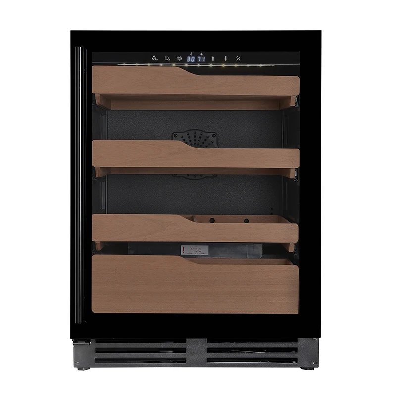 Compressor Cigar Cellar Professional Cigar Fridge Humidor With Fan Cooling System