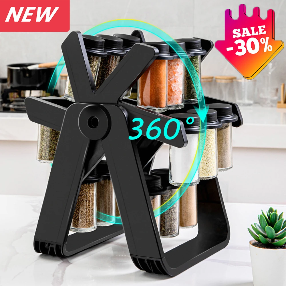 Kitchen Accessories Spice Organizers Kitchen Organizers Racks Shelves 360° Aliexpress