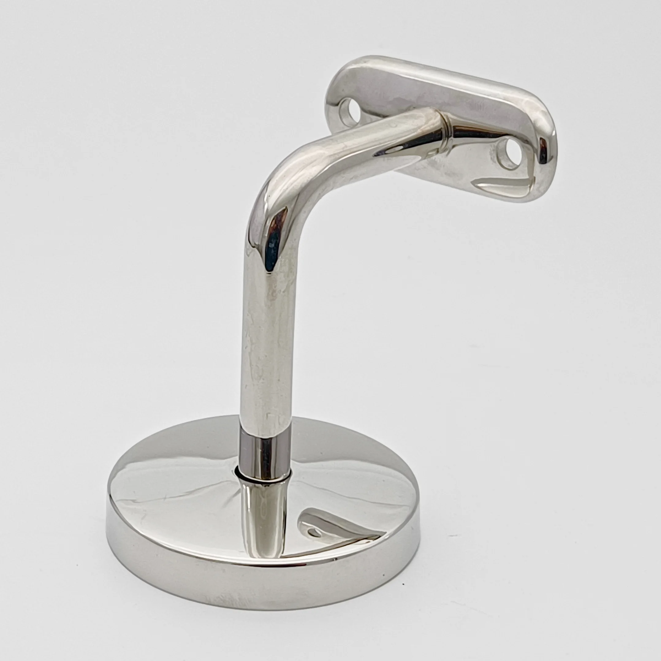 Stainless Steel 316 Handrail Bracket With Cover Mirror Polished Wall