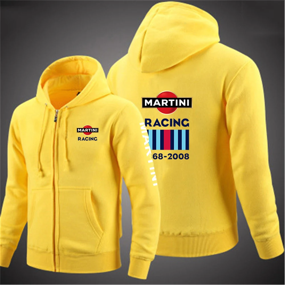 Men's Solid Color Zipper Hoodie Pullover Sweatshirt