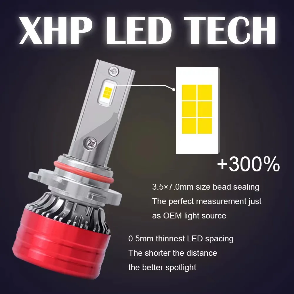 

LED Car Headlight Blade V13 External Drive Car Headlight 3570 High Power