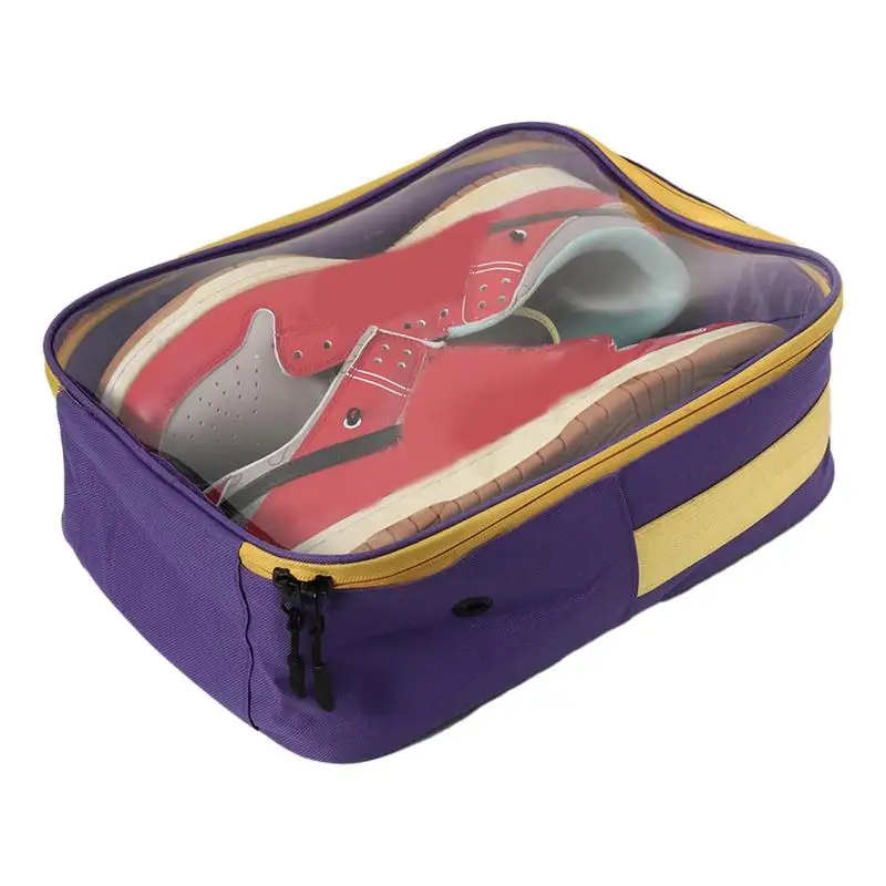 

Sneaker Shoe Bag Zippered Football Training Shoes Storage Pouch With Handle Luggage Shoe Bag For Travel Shoe Packing Bag For