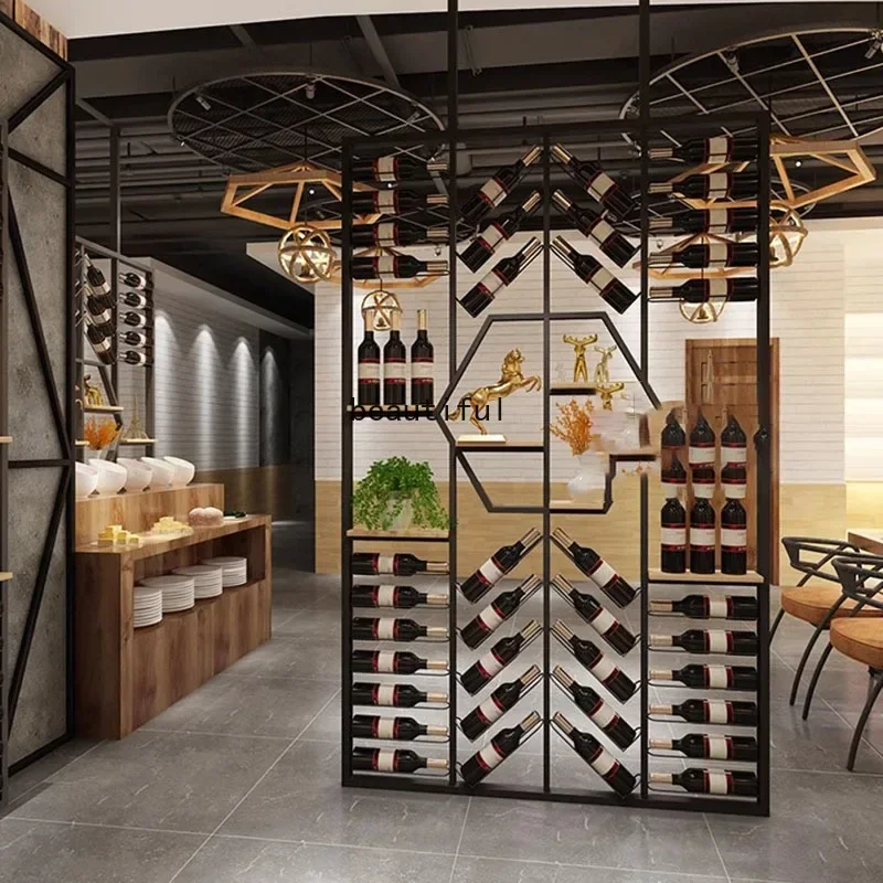 Unique Traditional Wine Cabinets Cocktail Living Room Modern Club Bar Cabinets Display Metal Armoire Vitre Kitchen Furniture