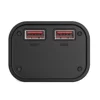 21700 Battery Storage Box 4 Slots DIY Power Bank Box for 21700 Charger Dual USB Output TypeC Input Black-BLife 4