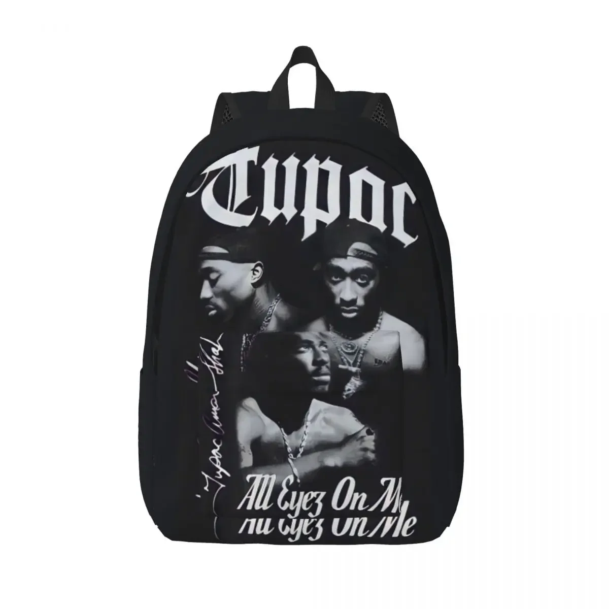 

Tupac 2PAC Rapper Classical Backpack Gift High School Work Daypack for Men Women Laptop Shoulder Bag Fit Teens Outdoor Travel