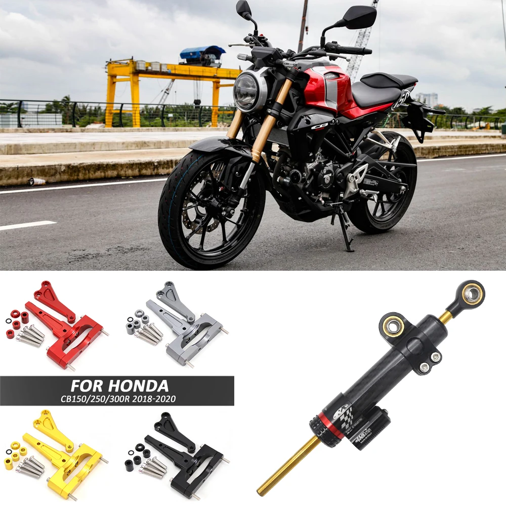 

Motorcycle Accessorie Steering Damper Directional Stabilize Dampers New For Honda CB150R CB250R CB300R 2018 2019 2020