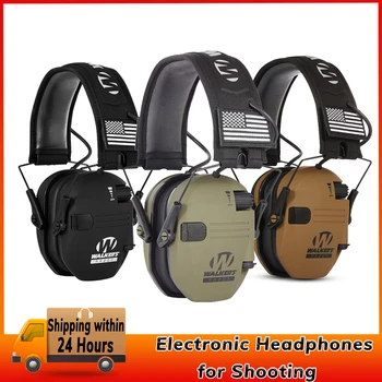 Electronic Headphones for Shooting Anti-noise Hearing Protection Protector Hunting Noise Reduction Earmuffs NRR23db 1