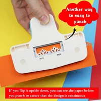Punches Decorative Lace Edges Scroll Punch Embossing For Scrapbook Cards Easy To Operate DIY Handcraft Tool 3