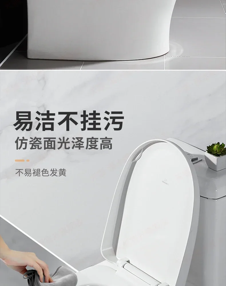Description Picture 6 of itemPP Universal Slow-Close Toilet Seat Lid Cover Set Thicken Replacement Antibacterial Square Round O/V Type Toilet Seats