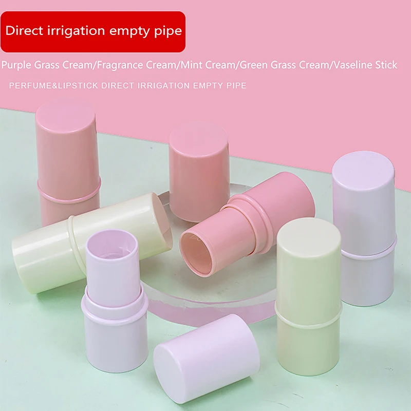 

6g Refillable Lipstick Tube Lip Balm Container Empty Cosmetic Lotion Container DIY Dispenser Bottles