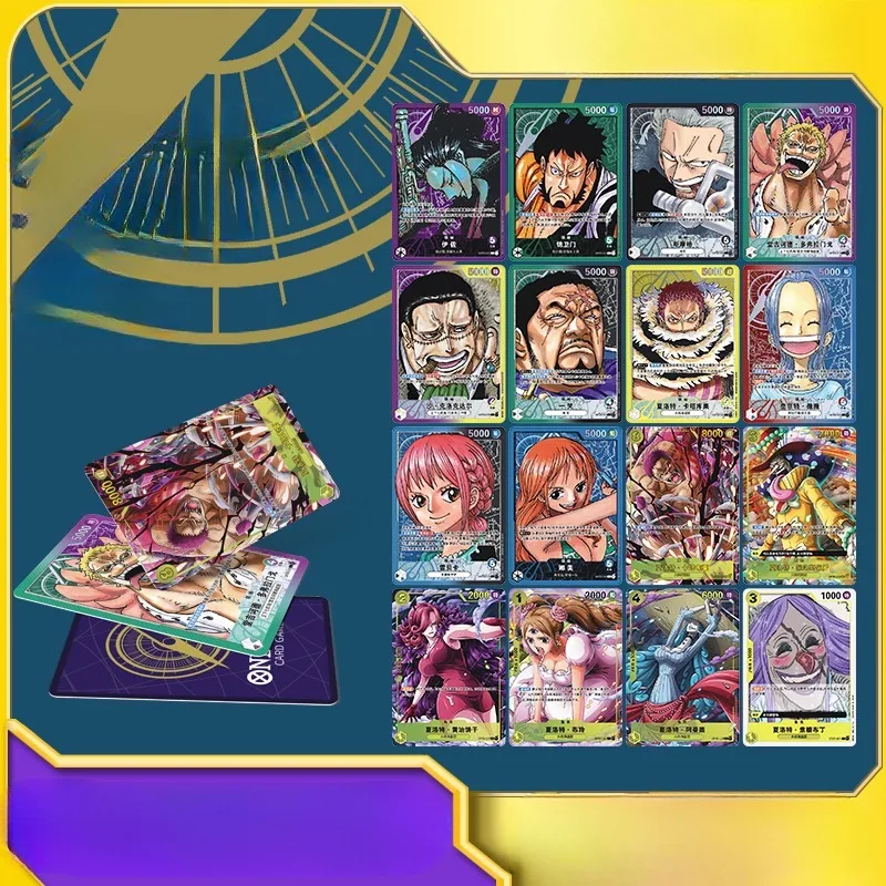 

ONE PIECE OPCG OP05 Doflamingo Sir Crocodile Anime Game Peripheral Collection Card Christmas Present Toys DIY Homemade