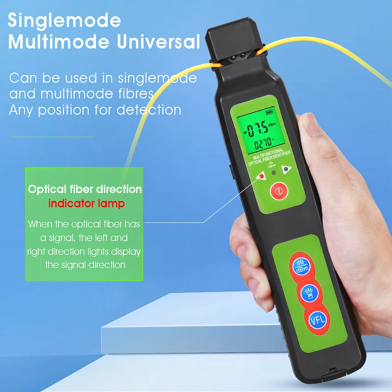 Eden AUA-40D/40A Charging/Dry cell (optional) Fiber Optic Identifier Live with Built in 10mw Visual Fault Locator