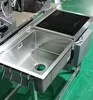Electric Quick Cleaner Restaurant Commercial Sink Dishwasher Ultrasonic Dishwasher 6