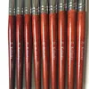 Big Size Round Sharp 1pcs 10#12#14#16#18#20#22#24 Kolinsky Sable Drawing Acrylic Nail Art Brush Red Wood Crystal Manicure Salon 3