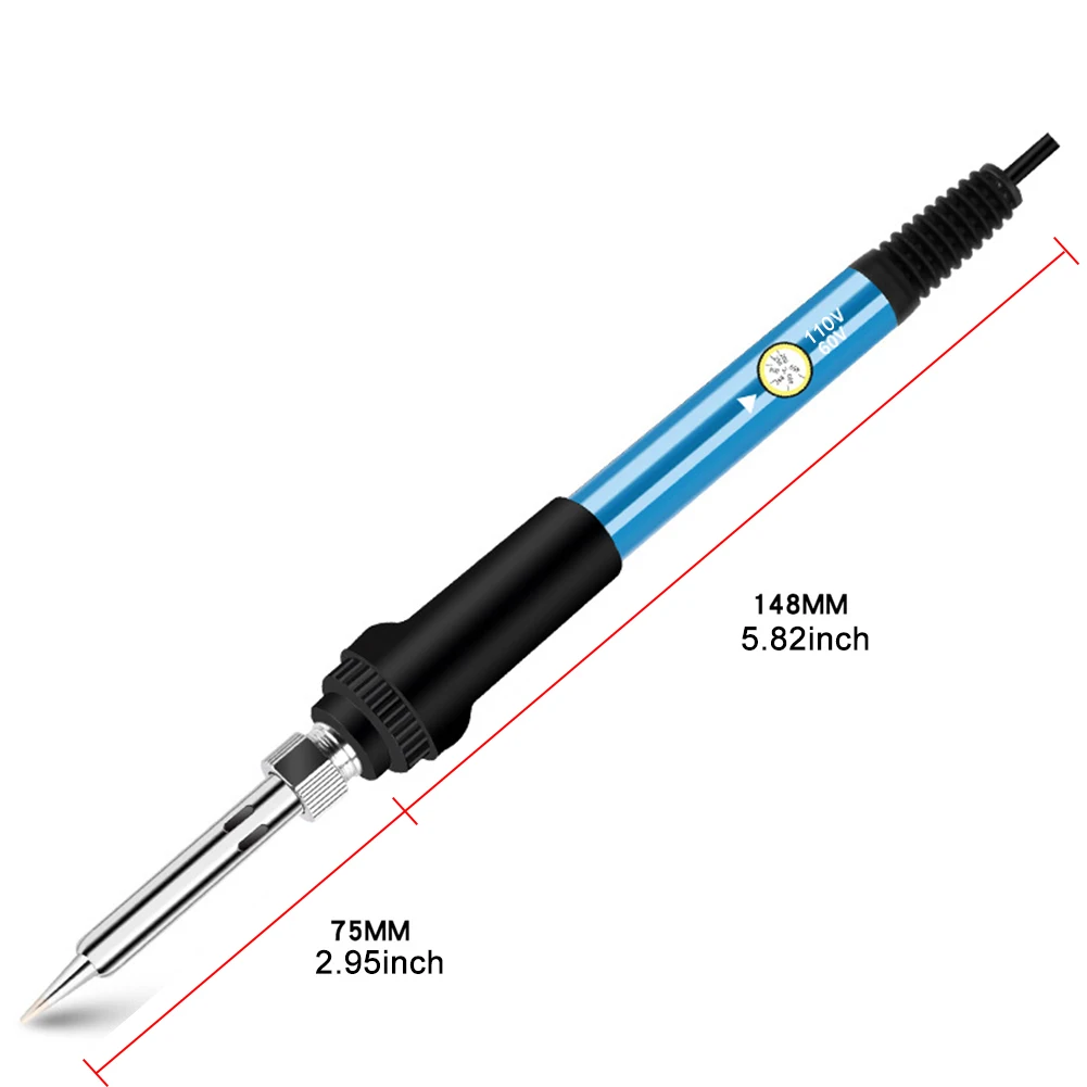 60W Electric Soldering Iron Set Temperature Adjustable soldering iron kit,electric soldering iron,soldering iron set,soldering iron