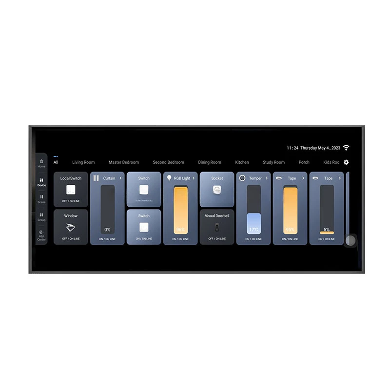 

12 Inch Background Music Playback Scene Control Home Theater Systems Smart Home Touch Control Panel