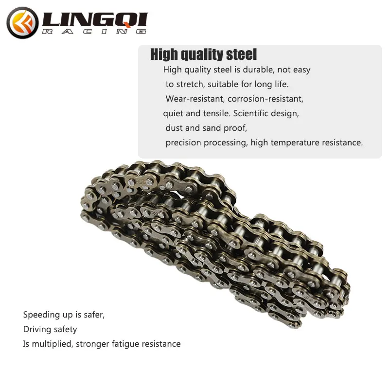 LYNNCHI Motorcycle 25H Chain 82-168 Links Chains Sprocket Kit For 47cc 49cc 2 Stroke Engine ATV Quad Go Kart Dirt Pocket Bike