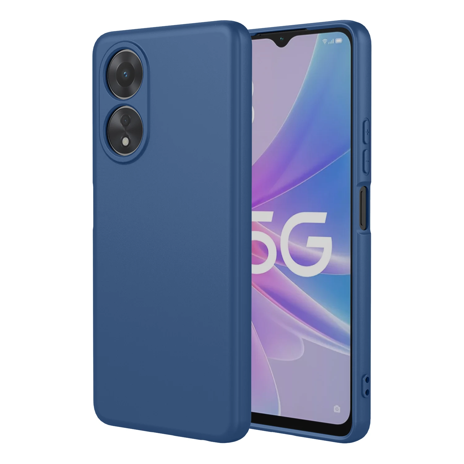Flexibler TPU-Fall aus flüssigem Silikon für OPPO A60 A79 5G A98 A78 A58 A38 A18 A57 A57S Schutzhülle Fundas Coque Capa_voghion.com
