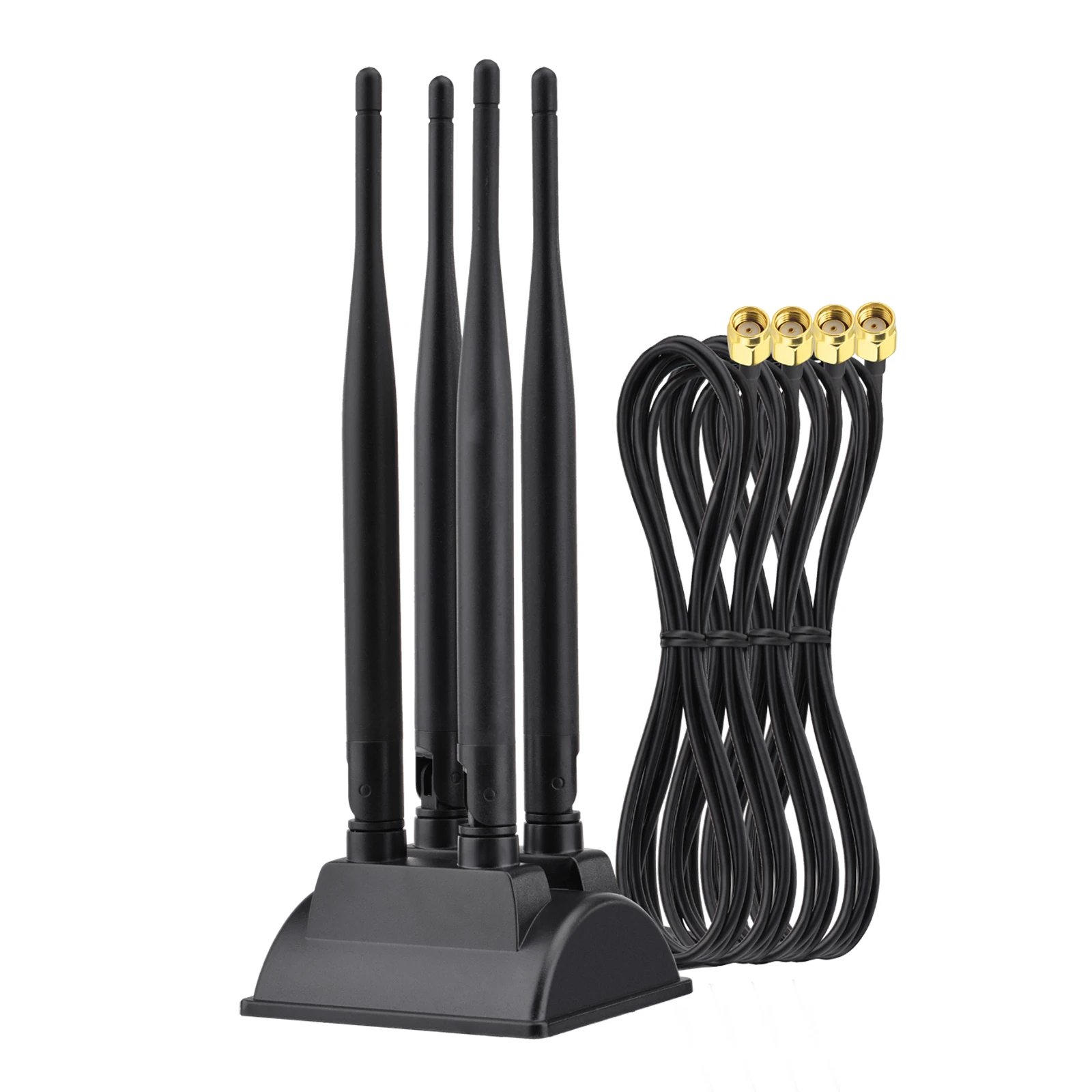 Dual Band WiFi Linear Vertical Antenna for Wireless Network Routers