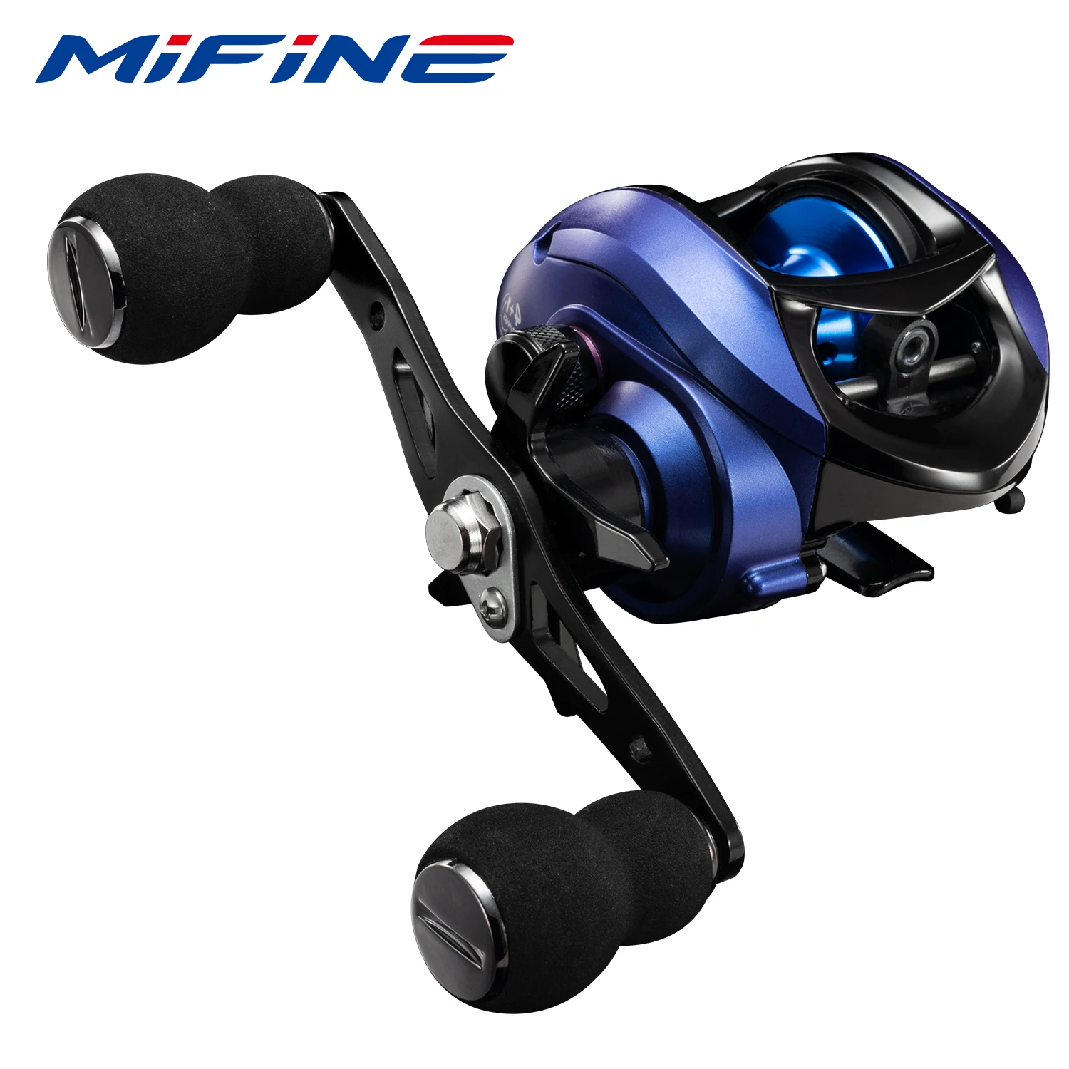 

MIFINE-MAGIC Baitcaster Reel 5-Magnet Braking System, 6kg Max Drag 6.3:1 High Speed Fishing Reel, Left and Right Hand Baitcaster