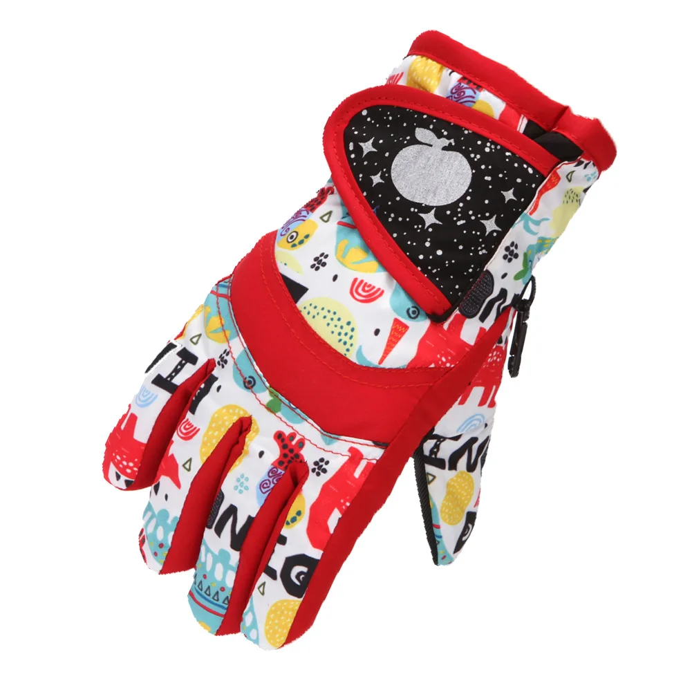 3-7 Years Old Child Fitness Windproof Cycling Mitten Winter Warm Outdoor Sport Snow Ski Glove S16