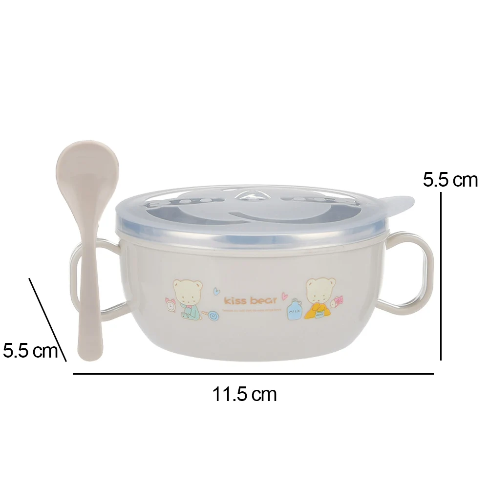 Baby Bowl Set Noodle Bowl Soup Set Kids Dish Boy And Girls Tableware Silicone Dish For Baby silicone meal set