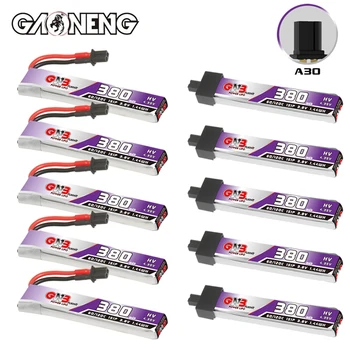GAONENG GNB 3.8V 380mAh 60C/120C LiPo Battery BetaFPV Beta75X Happymodel Mobula6 Mobula7 Snapper Cabled A30 BT2.0 3.8V Battery 1