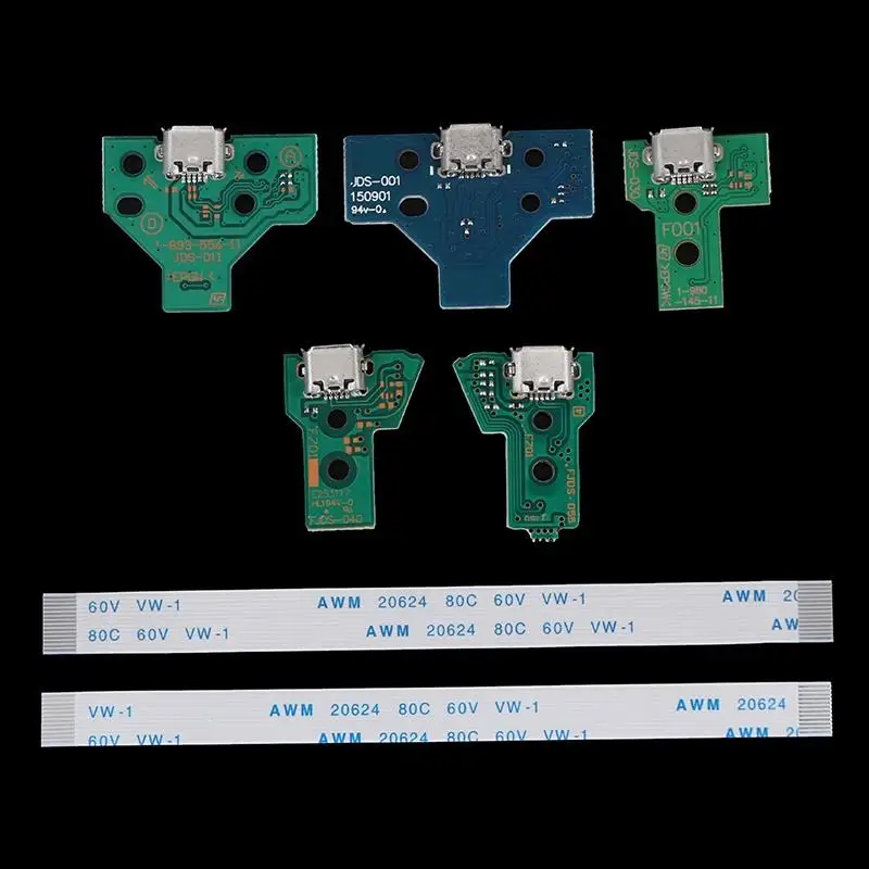 1PC For Controller DIY USB Type-C Charging Board Port Socket Jack Dock 12Pin 14Pin Flex Cable JDS 001 011 030 040 055 Connector