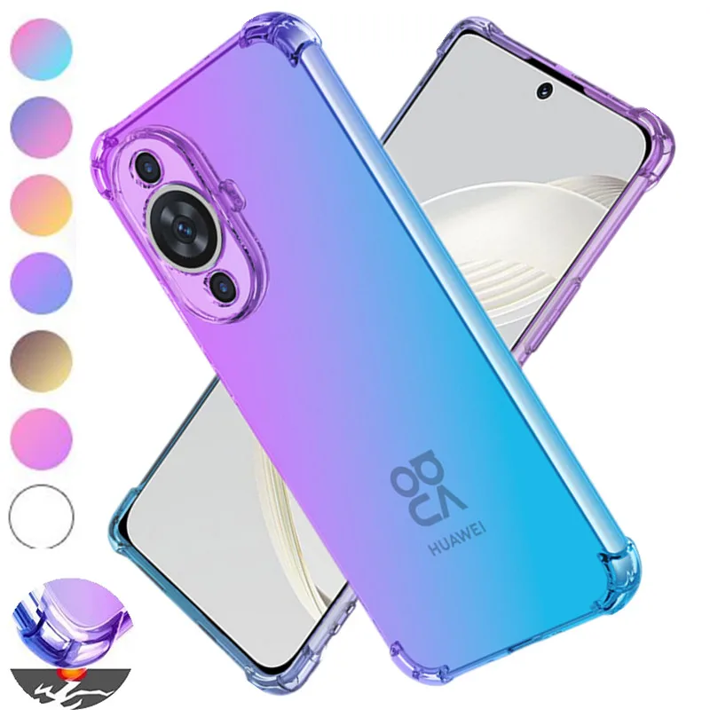 Shockproof Gradient TPU Protective Smartphone Case