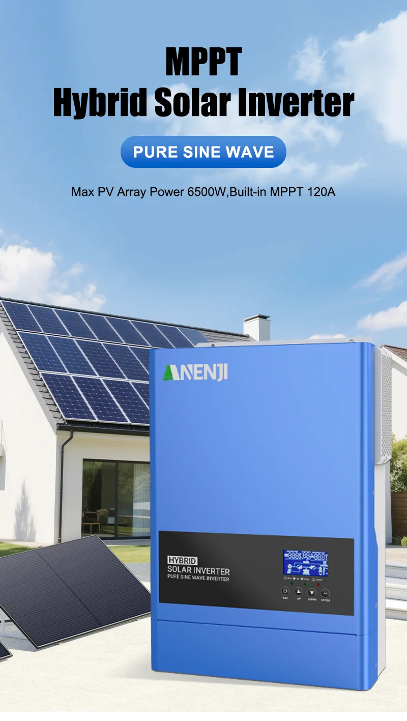 2KW 4KW Hybrid Solar Inverter 24V Pure Sine Wave Photovoltaic Solar Inverter