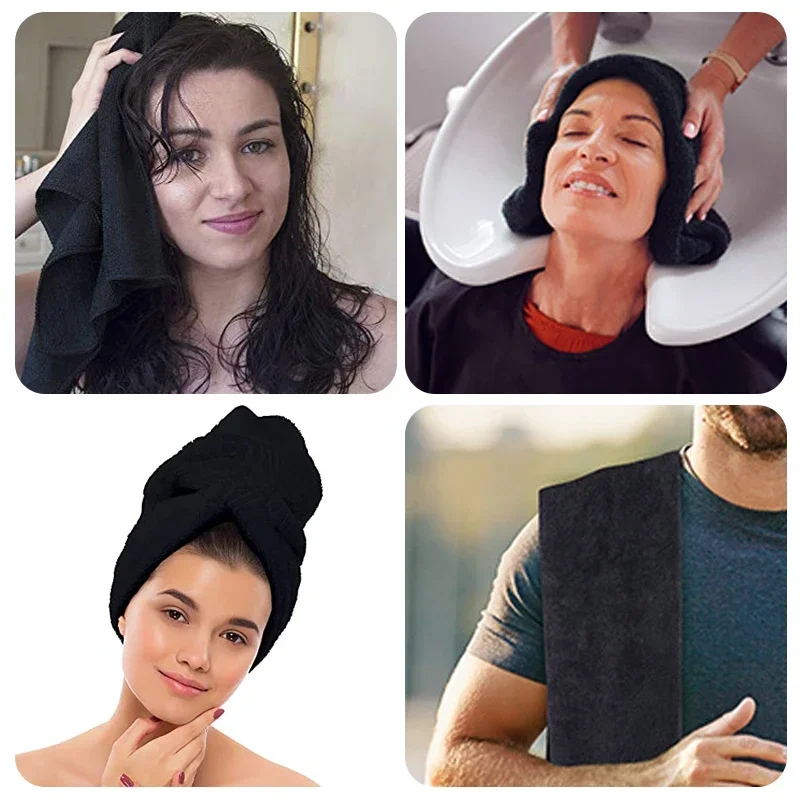 3PCS Microfiber Towels set Thick soft absorbent home hotel beauty salon Hair Stylist Resort Spa Towel cotton towel microfiber cleaning towel microfiber towel set microfiber hair towel