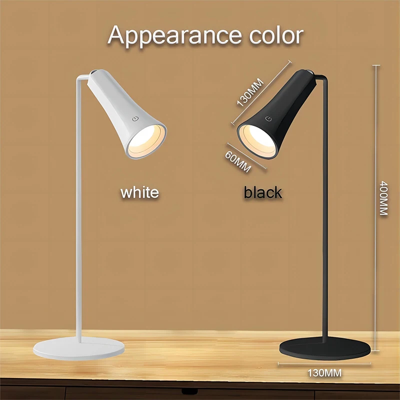 Rechargeable Study Desk Lamp Office Night Light Dimmable Led Light Bedside Touch Reading Table Lamp Eye Protection for Student 4
