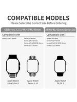 2 bracelets de sport en silicone pour Apple Watch, 46mm, 42mm, 49mm, 44mm, 40, 45mm, bracelet bicolore pour iWatch 11, 10, 9, 8, 7, 6, 5, 4 SE 6