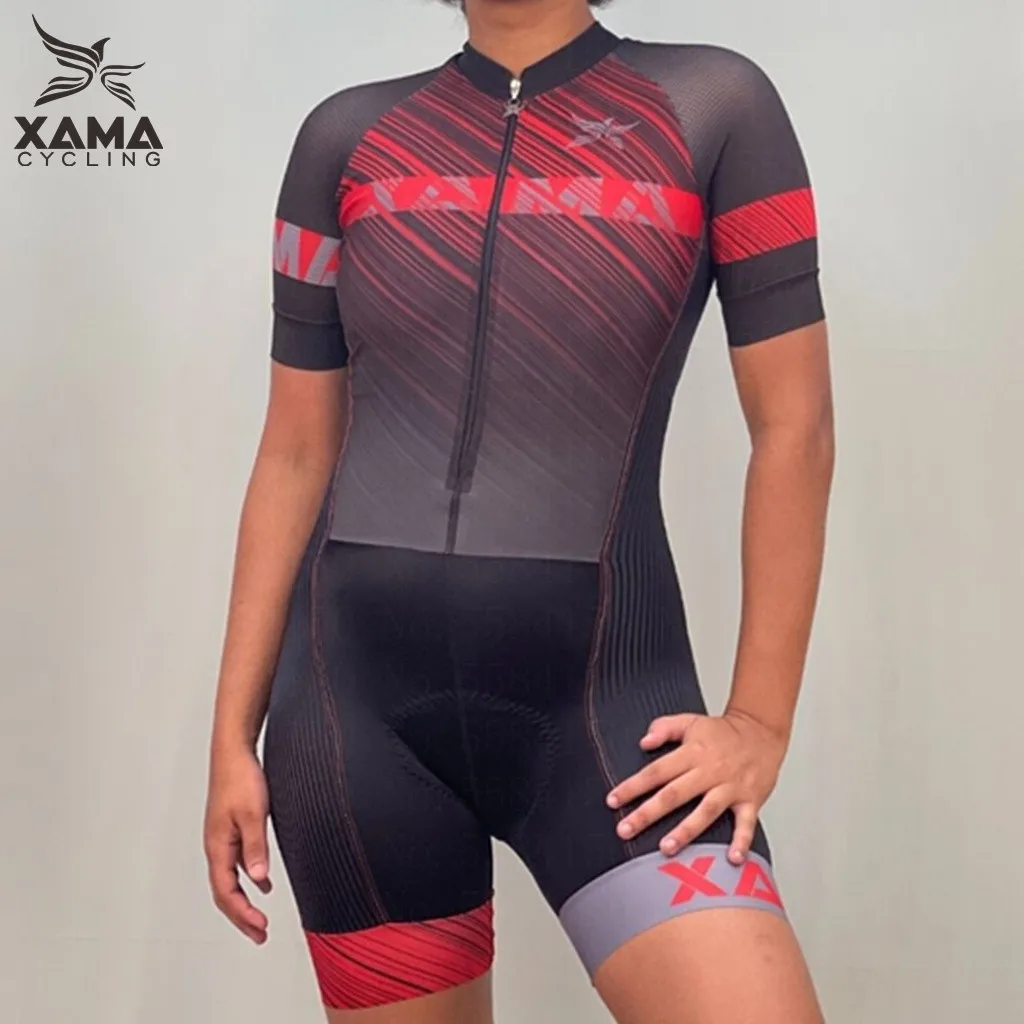 Brazil Cycling Jumpsuit Short Sleeve Tri Suit Ropa Ciclismo Mujer Verano Bicicleta Skinsuit Swim Bike Run Triathlon Kits - Cycling Sets - AliExpress