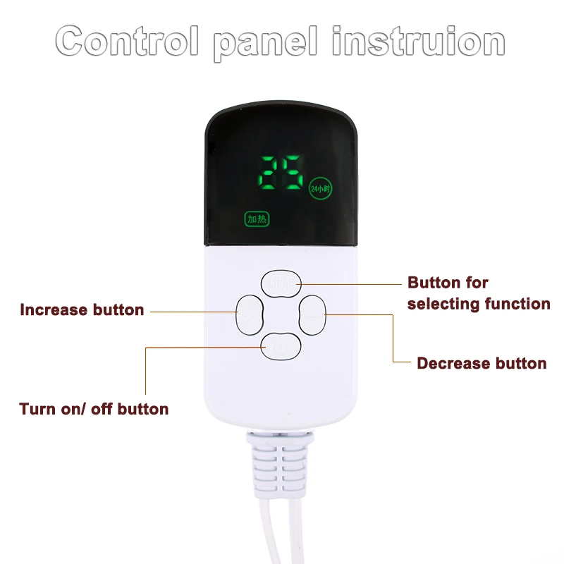 Bread Dough Fermentation Box Yogurt Maker Temperature Adjustable Rice Wine Natto Fermenting Pad Raising Proofer Meals Heater 50L 5